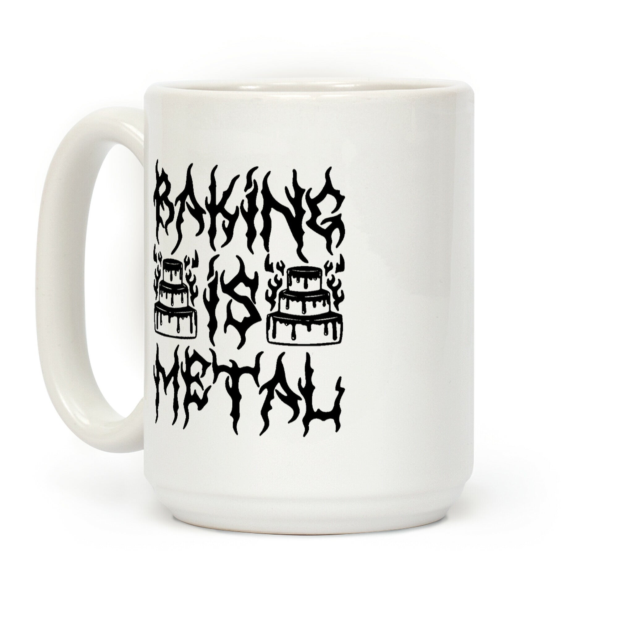 Baking Is Metal Coffee Mug
